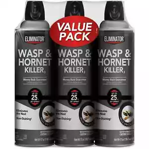 Eliminator Wasp and Hornet Killer3, 17 Ounce, 3 Pack... - Picture 1 of 2
