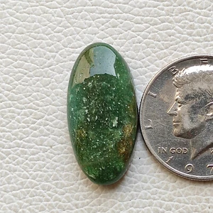 Designer green aventurine cabochon oval shape aventurine healing stone R11598 AU - Picture 1 of 5