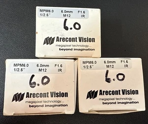 NEW Arecont Vision MPM6.0 F1.6IR 6MM Lens - Picture 1 of 3