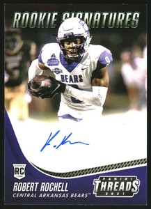 2021 Chronicles Draft Picks Threads Rookie Signatures Green #2 Robert Rochell