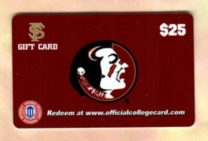 FLORIDA STATE SEMINOLES Team Logo ( 2006 ) Gift Card ( $0 - NO VALUE ) - Picture 1 of 1