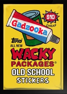 2022 WACKY PACKAGES OLD SCHOOL 10 COMPLETE 30 RED LUDLOW BACK SET w/COVER - Picture 1 of 1