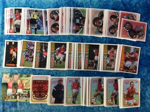 Arsenal 1997-98 Futera Fans Selection SINGLE Football Trading Card Base & Insert