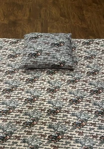 Dale Earnhardt Senior Blanket  Pillow  55”x48” Single Seam, not Properly Aligned - Picture 1 of 3