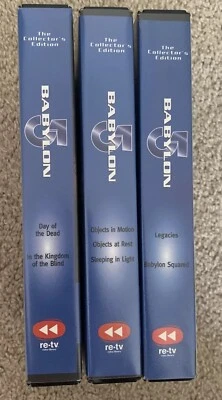 Babylon 5 Collectors Edition VHS Lot of 3 Sci-Fi 90s TV Series Collection Tapes - Image 1 of 4