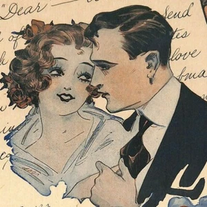 Partituras escasas vintage de la Primera Guerra Mundial de 1916 "Firmamos un tratado de amor querido" - Imagen 1 de 3