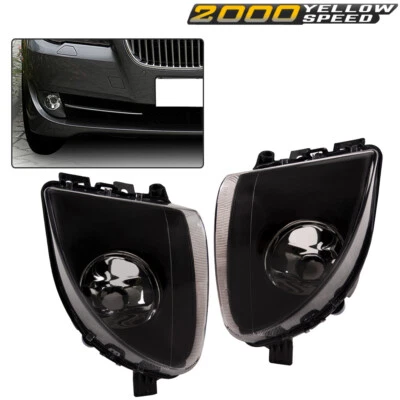 PAIR FOG LIGHTS FIT FOR 2011 2012 2013 BMW 5 SERIES F10 528I 535I 550I LAMP - Image 1 of 4