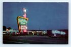 Postcard VA 1966 Freericksburg Holiday Inn Vtg Ad Card L17