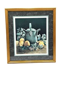 Delia Vestal “Blackberry Cordial” Framed & Numbered Watercolor Art Print - Picture 1 of 5