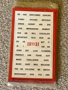 Hitch Movie Word Refrigerator Magnets New Sealed - Picture 1 of 1