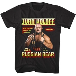 PowerTown Ivan Koloff Russian Bear Men's T Shirt - Picture 1 of 1