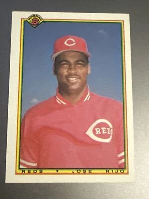 1990 Topps Bowman Jose Rijo Cincinnati Reds #45 - Image 1 of 2