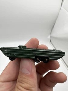 Matchbox GMC DUKW Amphibious Military Vehicle (1958-1962 #55 Lesney) gray wheels - Picture 1 of 5
