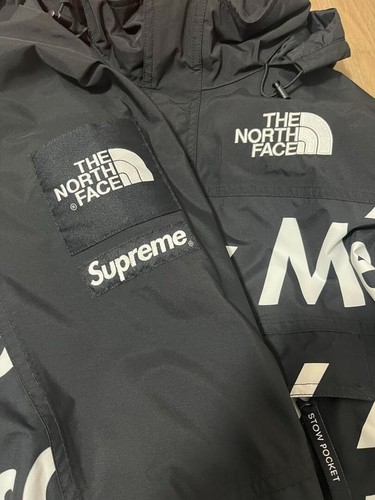 Supreme X THE NORTH FACE 15AW Mountain Pullover Parka Modello Font JP M (US S)