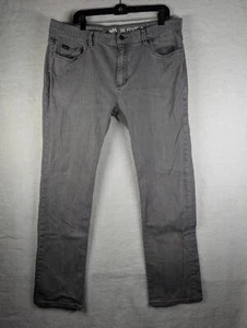 RVCA Leo Romero Signature Pant Mens Size 38 Denim Grey Gray Jeans Pants - Picture 1 of 24