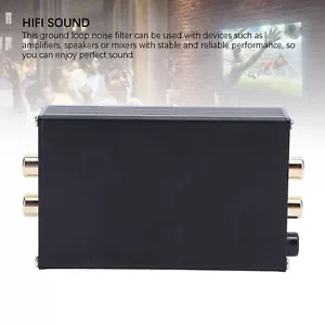 Ground Noise Isolator 3.5mm Stereo Sound Isolator For Car Speaker Home Fit - Picture 1 of 24