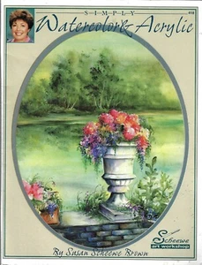 Simply Acrylic and Watercolor by Susan Scheewe Brown (1997, Paperback) - Picture 1 of 2
