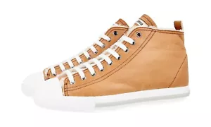 MIU MIU HIGH-TOP SNEAKERS SHOES by PRADA 5T424B FUR US 10.5 EU 40,5 41 UK 7.5 - Picture 1 of 11