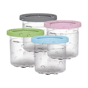 4 PCS Ice Cream Container Dessert Food Storage Cups for Homemade Ice Cream - Picture 1 of 10