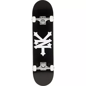 Zoo York OG 95 Crackerjack komplettes Skateboard - schwarz/weiß 7,75" - Bild 1 von 5