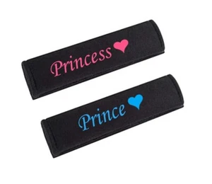 Princess Heart Prince Car Seat Belt Pad Shoulder Cover Cushion Girls Boys Gift - Picture 1 of 2