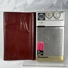 Panasonic R-012 MISTER THIN AM Portable Radio with Case Tested (SEE VIDEO)
