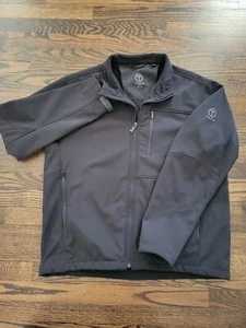 Tumi Tech Men’s Soft Shell Jacket XL Black Windproof Fleece Lined - See Pictures - Picture 1 of 13
