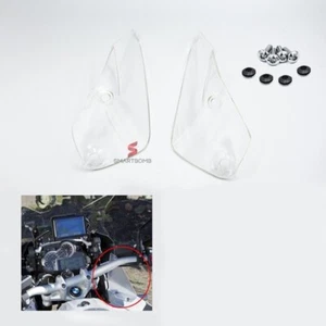 PAIR OF TRANSPARENT BAFFLES BMW R 1200 GS R1200GS ADVENTURE ADVENT 2014-2018 - Picture 1 of 7