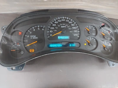 Chevrolet Silverado GMC Sierra Tahoe Suburban 2003 reconstruido velocímetro de racimo Foto 1 de 4