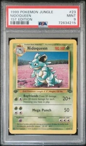 Nidoqueen 23/64 1st Edition Jungle PSA 9 Mint WOTC Rare Pokemon Karte - Bild 1 von 2