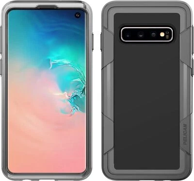 Pelican Voyager Case  Samsung Galaxy S10 PLUS Clear/Grey Case & Holster - Image 1 of 4