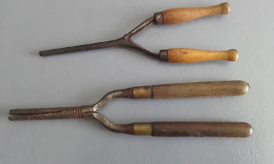 2 anciens fers à friser ou repasser/R6 - Photo 1/3