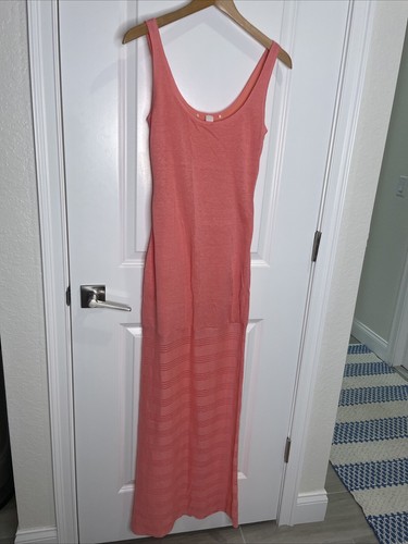 UNDERCOVER Maglione leggero Victorias Secret da donna senza maniche maxi abito melone taglia XS