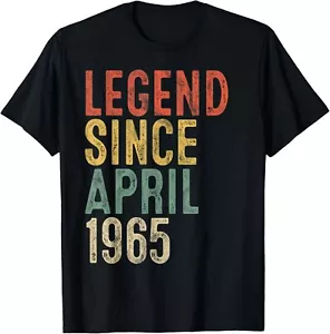 Legend 1965 60th Birthday Gifts for Men Women 60 Year Old T-Shirt - Picture 1 of 4