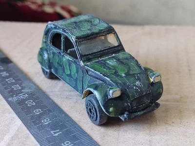 Voiture militaire rétro vintage Solido Citroen 2CV6 France 1/43 - Photo 1/4