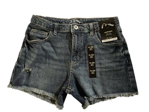 Art Class - Girl's Mid Rise Cut Off Jean Shorts Blue Wash Size XL (14) NWT - Picture 1 of 4