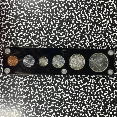 1952 Canada 6x Coin Mint Set In Capital Plastic Lot#B3096 Silver! - Image 1 of 2