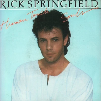 Rick Springfield Human Touch 7" vinyl UK Rca 1983 paper label design in pic - Image 1 of 3