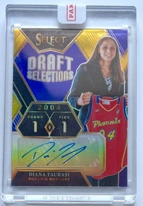 Diana Taurasi 2024 Select WNBA Draft Selections #DSS-7 Gold Auto #/5 SSP Mercury - Picture 1 of 2