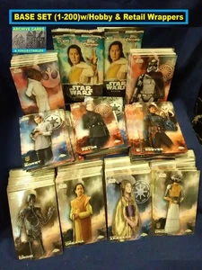 2025 Topps Star Wars CHROME BASE Trading Card Set (200) & Hobby/Retail wrappers - Picture 1 of 3