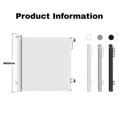 For Retractable Baby Gates 55'' Wide X 34'' Tall Mesh Baby Gate For Indoor Child - Image 1 of 4