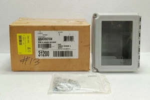 Panel de control industrial Hoffman A864CHSCFGW NEMA 4X carcasa ventana fibra de vidrio - Imagen 1 de 10