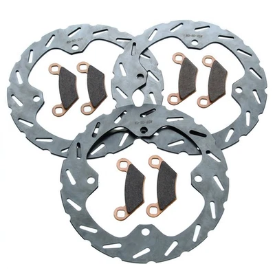 Rotores de freno y pastillas de freno delanteros y traseros RipTide 2010-11 Polaris Sportsman XP 850 Foto 1 de 4