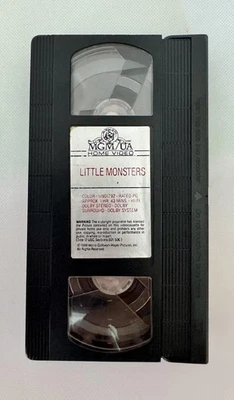 Vintage 1989 MGM UA Little Monsters VHS Tape Movie Hi-Fi Dolby PG Family Comedy - Image 1 of 3