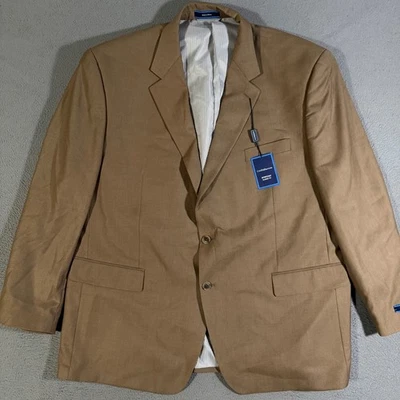 Croft & Barrow Sportcoat Mens 50R Med Reg Classic Fit Tan Brown Blazer NWT - Image 1 of 4