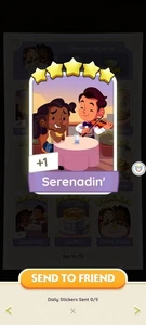 Sticker 5 Star Serenadin' | mono_poly_go ⚡⚡FAST SEND⚡⚡ - Picture 1 of 1