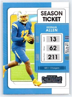 2021 Panini Contenders #52 Keenan Allen - Image 1 of 2