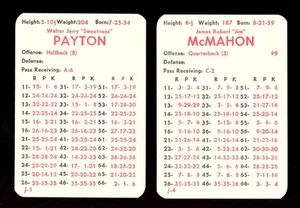1983 APBA Season w/ XF (37 Cards) Team Set - CHICAGO BEARS - Picture 1 of 5