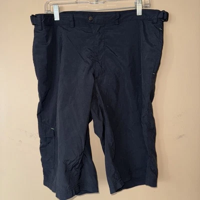 Cannondale Mountain Biking Shorts Black Nylon Cargo Men's Large  Rush Baggy - Image 1 of 4