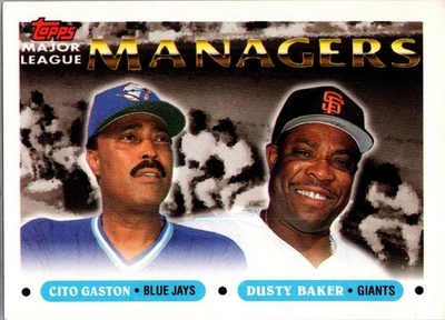 1993 Topps Cito Gaston / Dusty Baker MGR #514 - Image 1 of 2